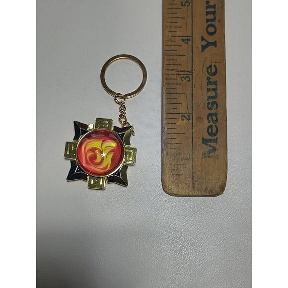 Genshin Impact Natlan Pyro Vision Keychain - Eye of God - Picture 2 of 2